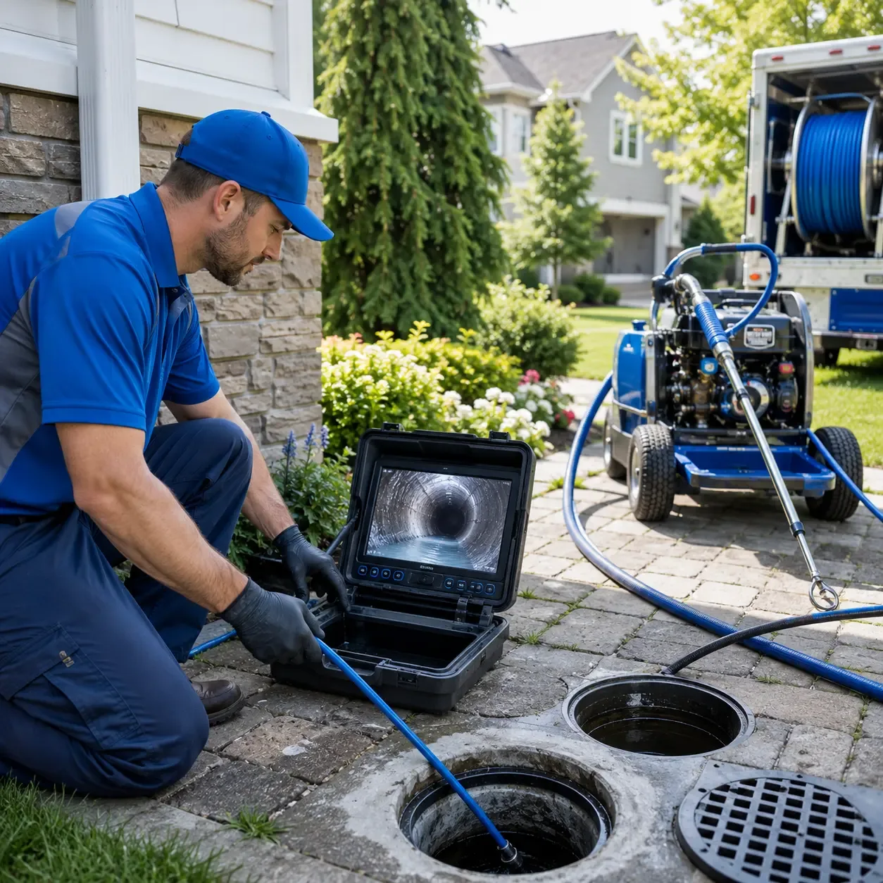 Outdoor drain cleaning professionals serving Milam, TX